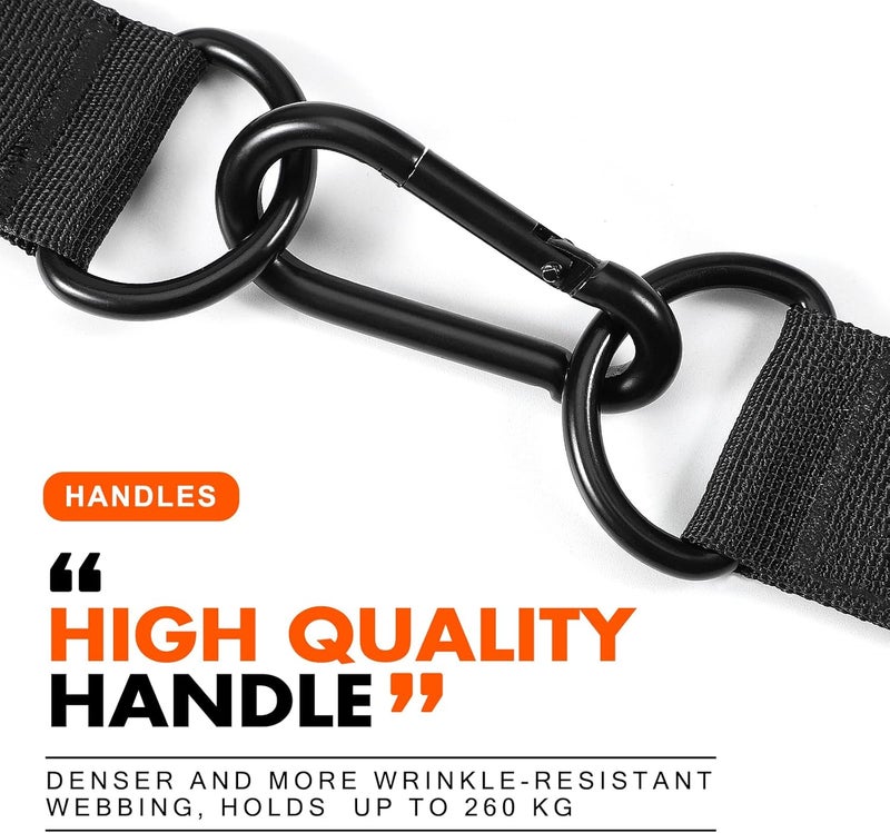 HPYGN Exercise Handle, Replacement Fitness Equipment for Pilates, Yoga, Strength Trainer, Pull Down Home Gym Red, Grey, Blue Working Out Handle - Image 5